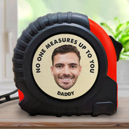 Photo personnalisée « Personne ne vous égale » - Cadeau pour papa - Mètre ruban personnalisé