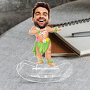 Custom Photo Hula Dancer - Gift For Women, Men, Kid - Personalized Acrylic Shaking Stand