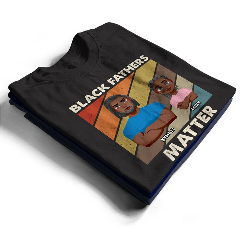 Les pères noirs comptent - T-shirt personnalisé