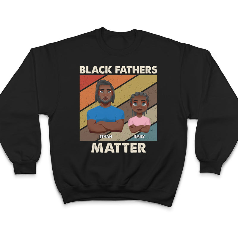 Les pères noirs comptent - T-shirt personnalisé