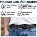 World's Best Papa Belongs To Grandkids - Personalized Engraved Leather Belt