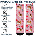 Custom Photo Pet Face Family #1 Dad - Personalized Socks