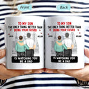 Backside Better Than Being Your Mother Father - Personalized Mug