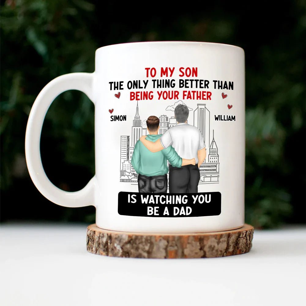 Backside Better Than Being Your Mother Father - Personalized Mug