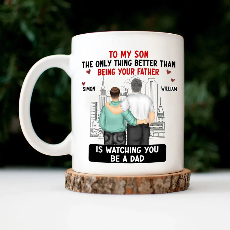 Backside Better Than Being Your Mother Father - Personalized Mug