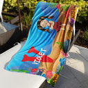 Alphabet Name Kid - Personalized Beach Towel
