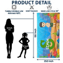 Alphabet Name Kid - Personalized Beach Towel