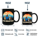 The Dogfather The Dogmother - Personalized Black Mug