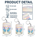 Couple Keys To The Beach Lake House - Personalized Aluminum Keychain