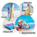 Alphabet Name Kid Summer Beach Pool - Personalized Beach Towel
