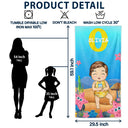 Alphabet Name Kid Summer Beach Pool - Personalized Beach Towel
