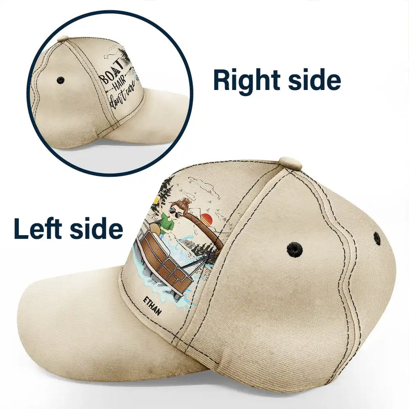 Boat Hair Don't Care - Personalized Classic Cap