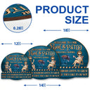 Couple Pool Where The Neighbors Listen To Good Music - Personalized Custom Shaped Wood Sign