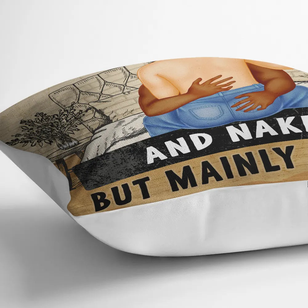 Couple I Just Want You To Be Happy - Personalized Pillow