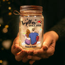 Gift For Couples,Gift For Husband,Gift For Wife,Gift For Boyfriend,Gift For Girlfriend,Love - Couple I'll Choose You - Personalized Mason Jar Light