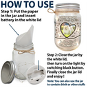 Custom Photo,Pet Lovers,Sad,Memorial - Custom Photo Light This Up And Think Of Me - Personalized Mason Jar Light