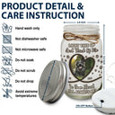 Custom Photo,Pet Lovers,Sad,Memorial - Custom Photo Light This Up And Think Of Me - Personalized Mason Jar Light