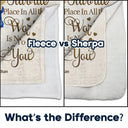 Gift For Couples,Gift For Husband,Gift For Wife,Gift For Boyfriend,Gift For Girlfriend,Happy - My Favorite Place In All The World - Personalized Fleece Blanket, Sherpa Blanket
