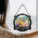 Gift For Mother, Gift For Daughter - Mother Daughters Forever Linked Together - Personalized Window Hanging Suncatcher Ornament
