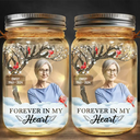 Memorial - Custom Photo I'm Always With You Memorial - Personalized Mason Jar Light
