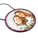 Gift For Couples,Gift For Husband,Gift For Wife,Gift For Boyfriend,Gift For Girlfriend,Gift For Mother,Gift For Father,Family,Gift For Bestie,Love - Custom Photo Watercolor Couple Family Besties - Personalized Stained Glass Window Hanging Suncatcher