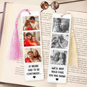 Custom Photo Book Lovers Yourself, Couple, Family, Bestie - Personalized Acrylic Bookmark