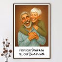 Gift For Wife,Gift For Husband,Gift For Couples,Gift For Girlfriend,Gift For Boyfriend,Funny,Family,Gift For Sibling - Custom Photo Caricature Funny Couple Family I'm Yours No Returns - Personalized Poster