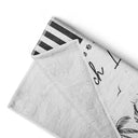 Dog Lovers,Funny - Summer Toile Dog Lover Beach Life Sandy Toes And Salty Kisses - Personalized Beach Towel