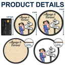 Gift For Couples,Gift For Husband,Gift For Wife,Gift For Boyfriend,Gift For Girlfriend,Christmas,Happy - Couple Street Sign God Gave Me You Better Together - Personalized 2-Layered Wooden Ornament