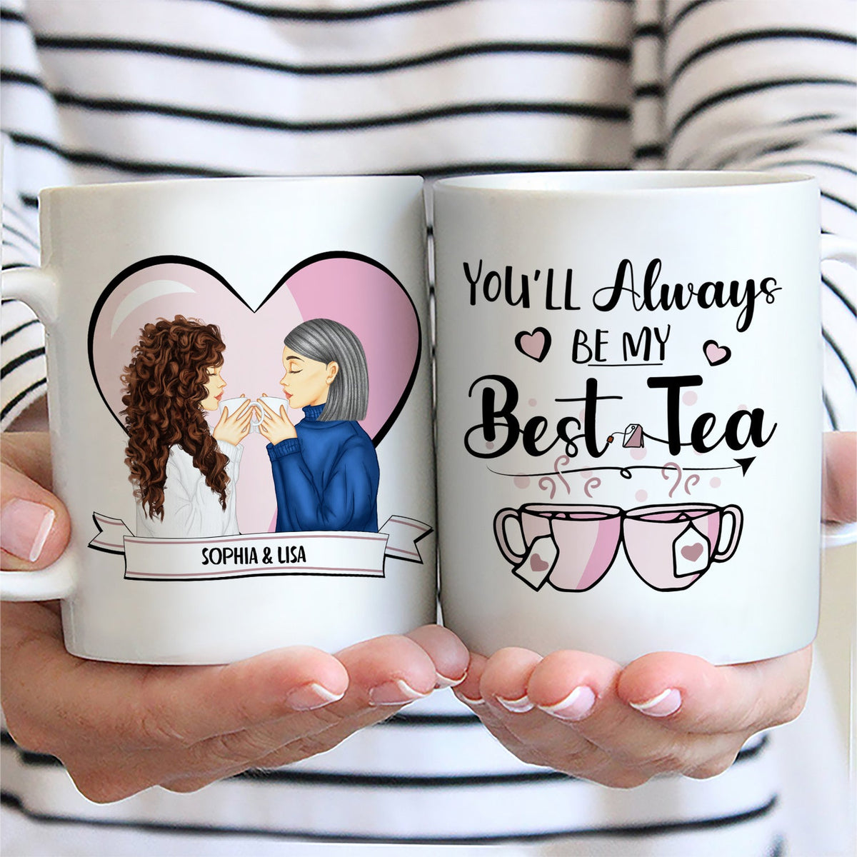 My Best Tea - Gift For Bestie - Personalized Custom Mug