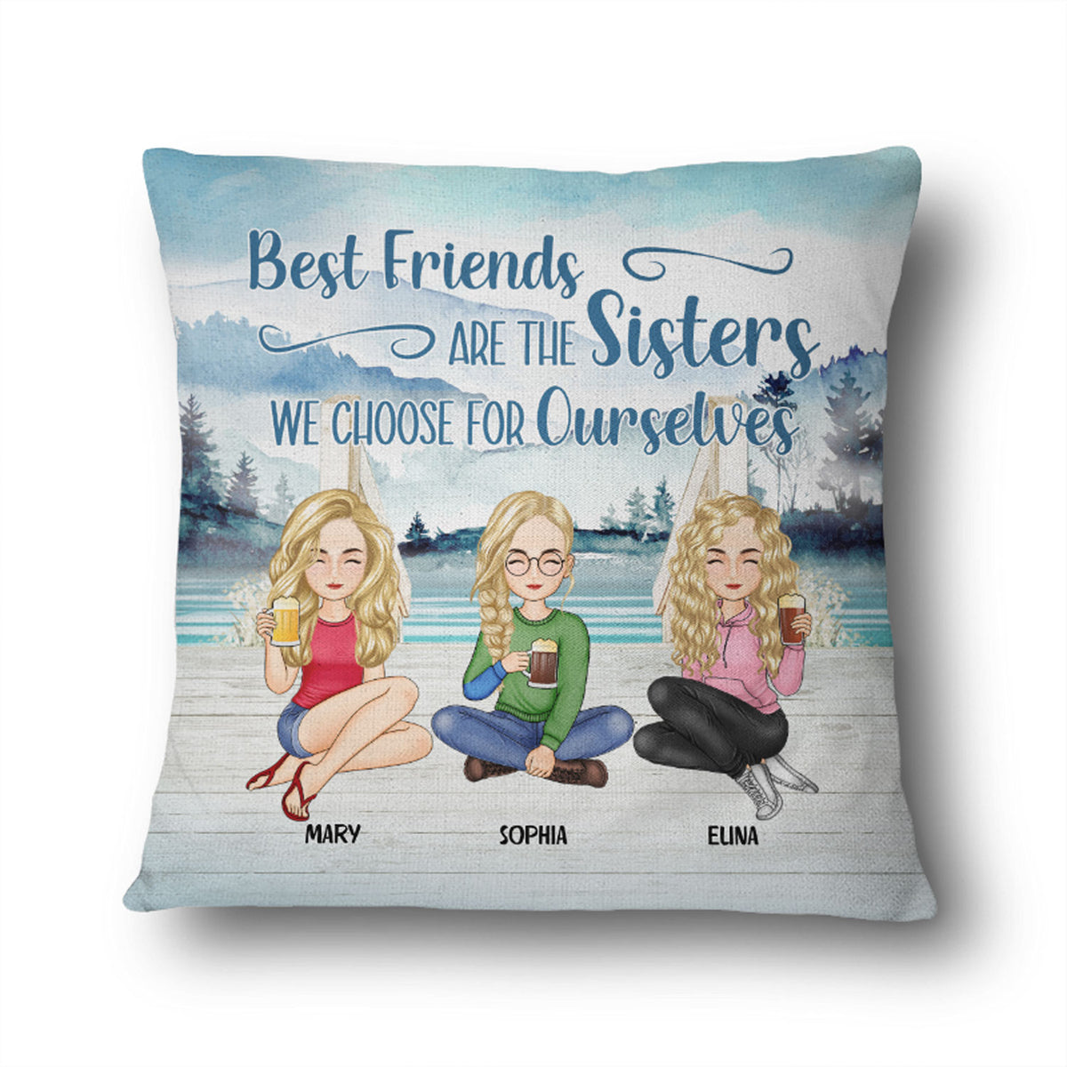 Lake Bestie Best Friends Are The Sisters T For Besties Personal Wander Prints™ 7479