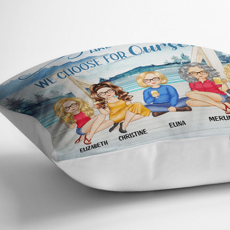 Lake Bestie Best Friends Are The Sisters - Gift For Besties - Personalized Pillow