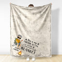 Fireside Sitting Going Camping - Gift For Yourself, Gift For Women, Gift For Men - Personalized Fleece Blanket