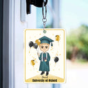 Behind You All Your Memories - Graduation Gift - Personalized Acrylic Keychain
