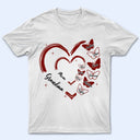 Mom Grandma Butterfly - Gift For Mother, Grandmother - Personalized T Shirt