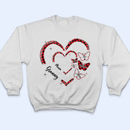 Mom Grandma Butterfly - Gift For Mother, Grandmother - Personalized T Shirt