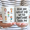 Custom Photo To Dad From The Reasons You Drink Funny - Personalized Mug