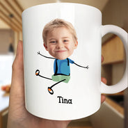 Custom Photo To Dad From The Reasons You Drink Funny - Personalized Mug