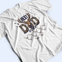 Meilleur papa Buckin' - T-shirt personnalisé