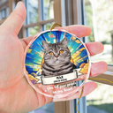 Photo personnalisée « Tu étais mon préféré », « Bonjour » et « Au revoir » le plus dur – Ornement en verre rond personnalisé 