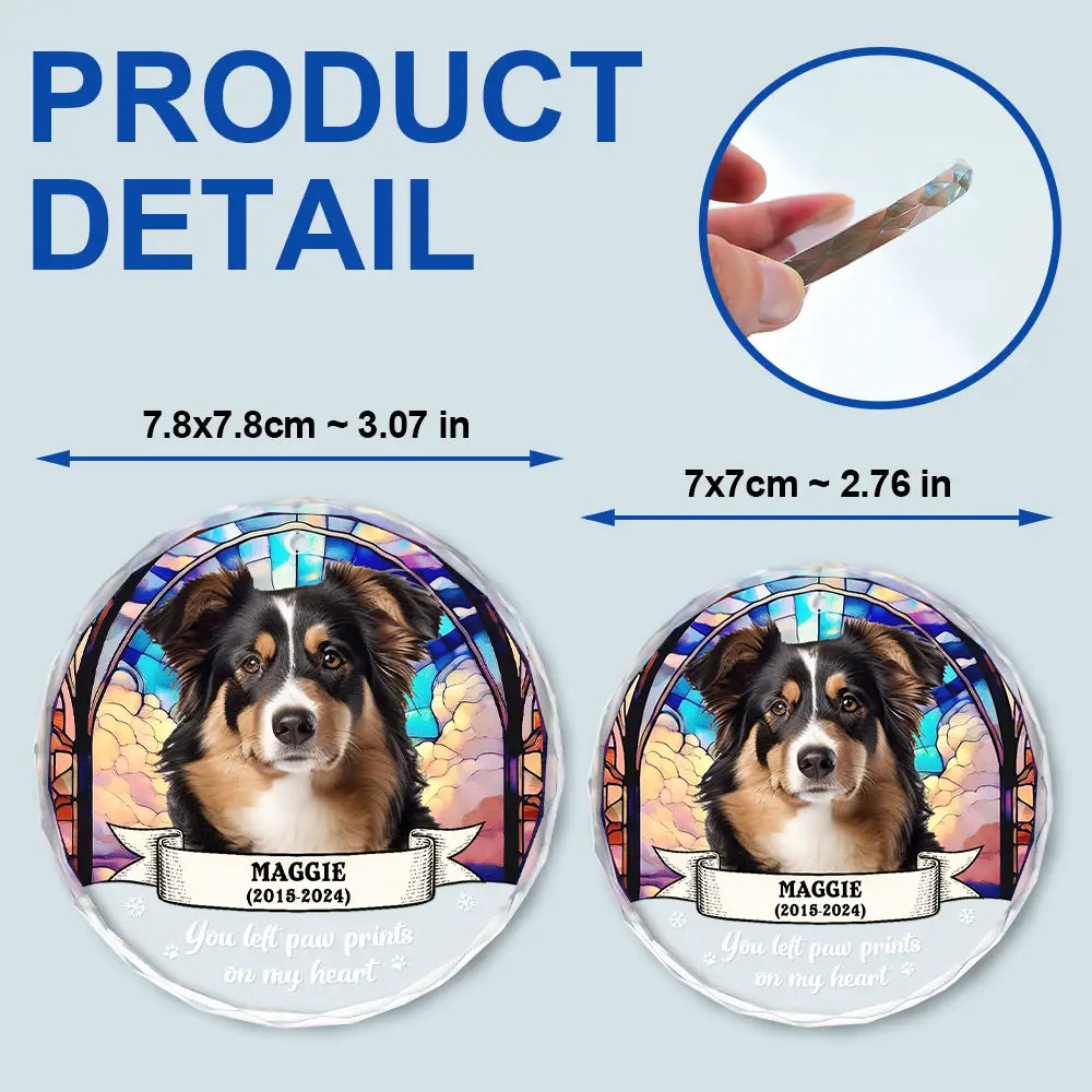 Photo personnalisée « Tu étais mon préféré », « Bonjour » et « Au revoir » le plus dur – Ornement en verre rond personnalisé 