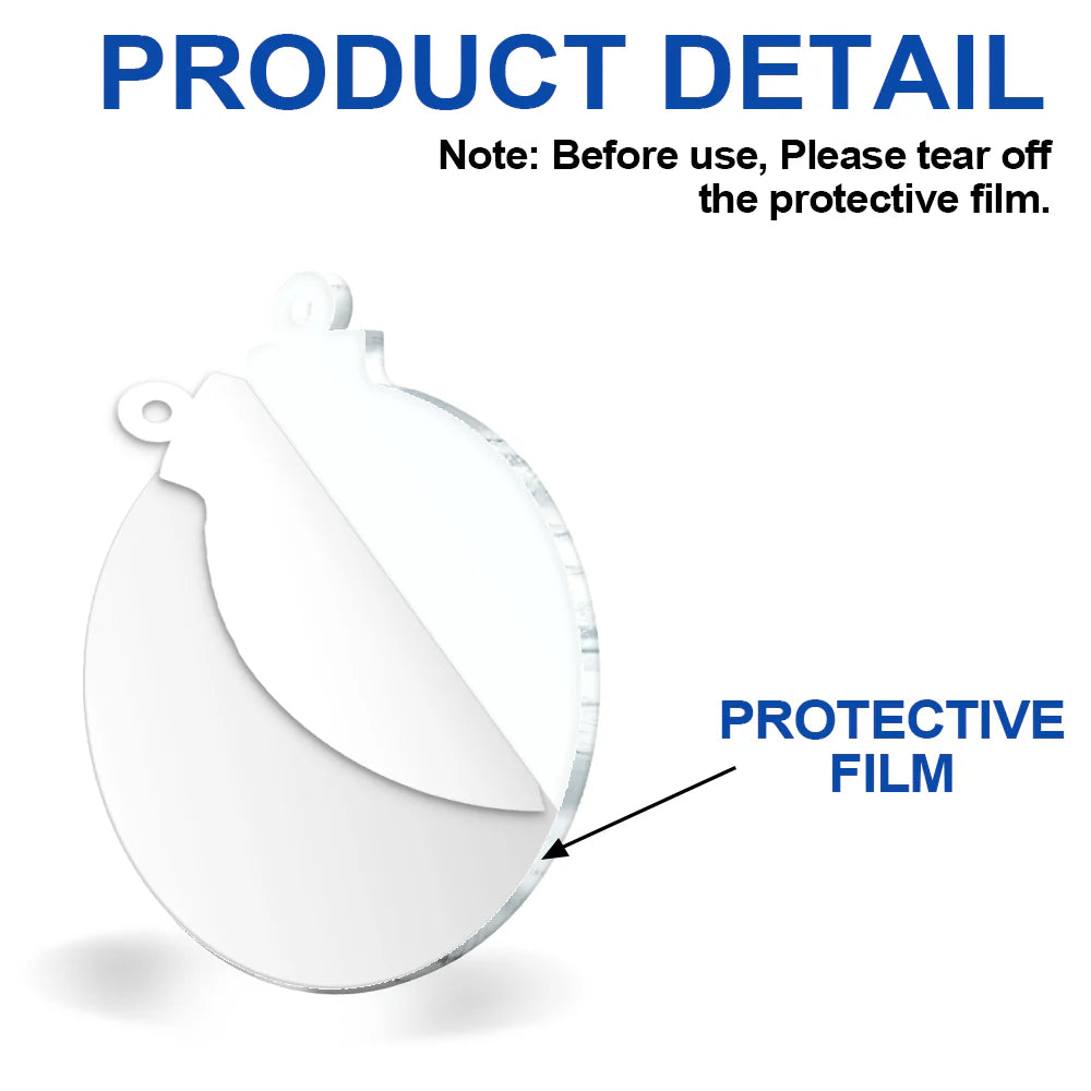 Besties Friends Sisters Sitting Together - Personalized Custom Shaped Acrylic Ornament