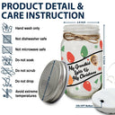 Photo personnalisée pour illuminer mon Noël - Lampe de pot Mason personnalisée 