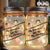 Custom Photo Light Up My Christmas - Personalized Mason Jar Light