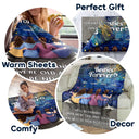 Our Memories Are Countless Our Friendship Is Endless - Personalized Fleece Blanket, Sherpa Blanket