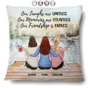 Gift For Bestie - Our Memories Are Countless Our Friendship Is Endless - Personalized Pillow