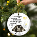 Gift For Mother, Gift For Father - Custom Photo I Carried You Every Second Of Your Life - Personalized Circle Ceramic Ornament
