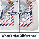 Memorial - Custom Photo A Hug From Heaven - Personalized Fleece Blanket, Sherpa Blanket