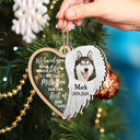 Memorial, Pet Lovers - Custom Photo You Left Paw Prints In My Heart - Personalized 2-Layered Mix Ornament