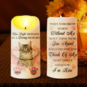 Pet Lovers - Custom Photo Light This Up And Know I'm Here - Personalized Flameless LED Candle